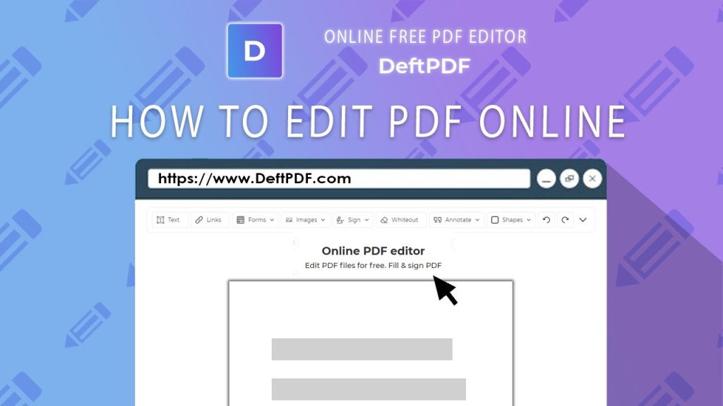 How to Edit a PDF using an Online PDF Editor